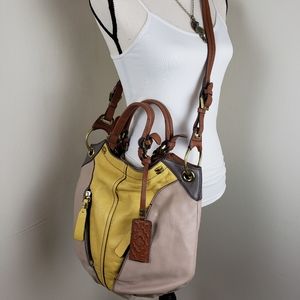 orYANY Victoria Colorblock Pebble Leather A7962